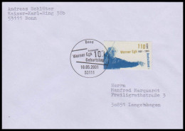 Bund 2001, Mi. 2186 FDC - Briefe U. Dokumente