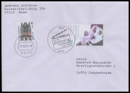 Bund 2001, Mi. 2218-22 A FDC - Briefe U. Dokumente