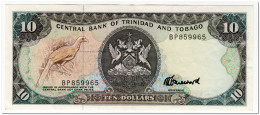 TRINIDAD AND TOBAGO,10 DOLLARS,1985),P.38c,VF+ - Trinité & Tobago