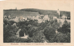 ALLEMAGNE - Wiesbaden - Nerotal Anlagen Mit Kriegerdenkmal - Neroberg U Griech Kapelle - Carte Postale Ancienne - Wiesbaden