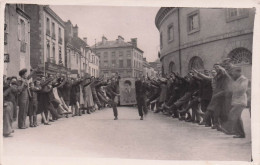 Carte Photo Manifestation Anti-Hitler - War 1939-45