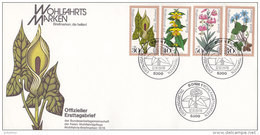 BRD 982-985, FDC, Mit Stempel BONN Wohlfahrt 1978, Waldblumen - Sonstige & Ohne Zuordnung