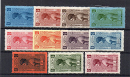 !!! GABON, SERIE DE TAXES N°23/33 NEUVE * - Unused Stamps