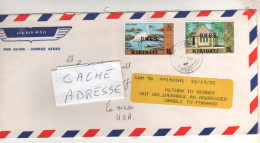 Timbres " Oiseau , église " Surchargés OKGS Sur Lettre , Cover , Mail Du 30/09/82 - Kiribati (1979-...)