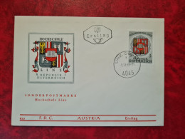 LETTRE/CARTE   AUTRICHE FDC 1966 Linz Hochschule Linz - Other & Unclassified