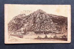 CDV - Photographie Originale Albumine Rondin  - CHERBOURG Montagne Du Roule  ( RefZ3) - Places