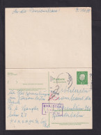 10 Pf. Doppel-Ganzsache (P 39) Ab München Nach Rosenheim - Postcards - Used