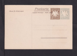 1906 - 3 Pf. Neben 2 Pf. Privat-Ganzsache Zum Philatelistentag Nürnberg - Expositions Philatéliques
