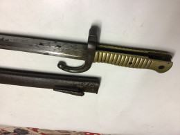 Vendue Uniquement En France Chassepot Modèle 1866 De Prise (prussienne) - Armas Blancas