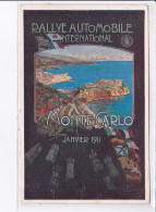 PUBLICITE : Rallye Automobile International Vers Monte Carlo En 1911 - Très Bon état - Publicité