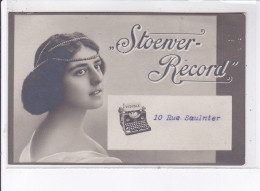 PUBLICITE : Macine à écrire Stoenver Record - Très Bon état - Advertising