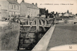 CPA 45 Loiret - COMBLEUX - L'écluse Et Le Canal - Other & Unclassified