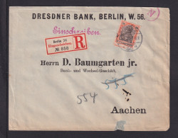 1902 - 30 Pf. Germania Auf Einschreibbrief Ab Berlin Nach Aachen - Covers & Documents