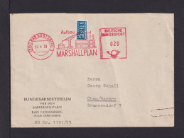 1932 - Freistempel Bad Godesberg "Aufbau Und Hilfe MARSHALLPLAN" - Ministeriums-Brief - Europese Gedachte