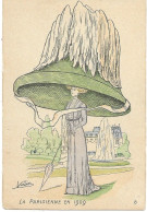 LA MODE - ILLUSTRATEUR VINDIER - " LA PARISIENNE EN 1909  "  -  N° 8  - CHAPEAU - - Fashion