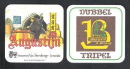 BIERVILTJE - SOUS-BOCK - BIERDECKEL : AUGUSTIJN - DUBBEL TRIPEL BORNEM   (B 734) - Bierdeckel