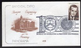 USA 1994 FDC Sandical Stamp Expo - Printing - Panorama #10 - Sobres De Eventos