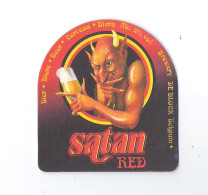 BIERVILTJE - SOUS-BOCK - BIERDECKEL : SATAN RED  (B 737) - Bierviltjes