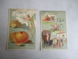 BOULOGNE SUR MER CHANANIE CHEMISERIE LOT 2 CHROMO CHARADE REBUS - Other & Unclassified