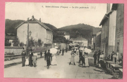 F2602  CPA  SAINT-ETIENNE-LES-REMIREMONT  (Vosges)  La Fête Patronale 1913 - Ligne Tramway Remiremont Gérardmer - Saint Etienne De Remiremont