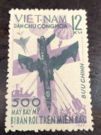 VIET  NAM North STAMPS-435(1965 500th Us Aircraft Brought Down Over North Vietnam)1 Pcs Stamps Good Quality - Vietnam