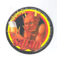 BIERVILTJE - SOUS-BOCK - BIERDECKEL : SATAN GOLD (Diameter 10 Cm)     (B 745) - Beer Mats