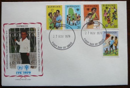 International Year Of The Child    Barbados      FDC    Mi  489-93    Yv  495-99        1979 - Barbades (1966-...)