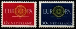 PAYS - BAS      -     EUROPA   -   1960 .    Y&T N° 726 / 727  ** - 1960