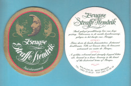 BIERVILTJE - SOUS-BOCK - BIERDECKEL :  BRUGSE STRAFFE HENDRIK    (B 750) - Portavasos