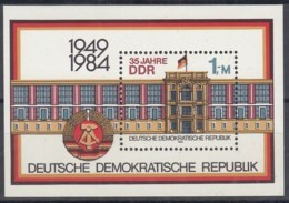 DDR  Block 77, Postfrisch **, 35 Jahre DDR 1984 - Sonstige & Ohne Zuordnung