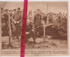 Schietwedstrijden Op De Melickerheide Bij Roermond - Orig. Knipsel Coupure Tijdschrift Magazine - 1925 - Zonder Classificatie