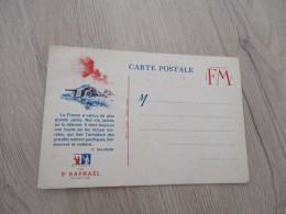 CPFM Carte Franchise Militaire Guerre Illustrée 39/45 Pub Saint Raphaël Quinquina Texte Daladier - Oorlog 1939-45