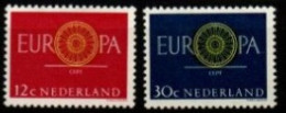 PAYS - BAS      -     EUROPA   -   1960 .    Y&T N° 726 / 727  ** - 1960