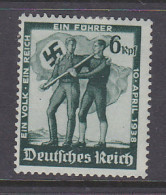DR  662, Ungebraucht *, Volksabstimmung Österreich, 1938 - Ongebruikt