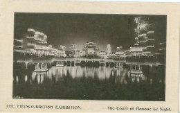 London 1908; Franco-British Exhibition. The Court Of Honour By Night - Circulated. (Davidson Bros) - Autres & Non Classés