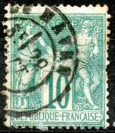 France,,1876/78.SageI 10c.Y&T#65 ,cancell , ,as Scan - 1876-1878 Sage (Tipo I)