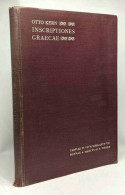 Inscriptiones Graecae - Tabulae In Usum Scholarum - N°7 - Historia