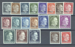 Allemagne  -  Ukraine  :  Mi  1-20  * - Occupation 1938-45