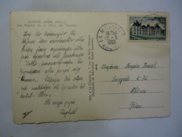 FRANCE   POSTCARDS  LYON  LES PIGEON MΟNUMENTS STAMPS - Altri & Non Classificati