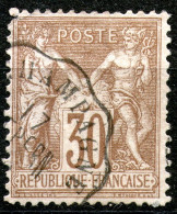 France,,1876/78.SageI 30c.Y&T#65 ,cancell:Chaqmpagne , ,as Scan - 1876-1878 Sage (Tipo I)