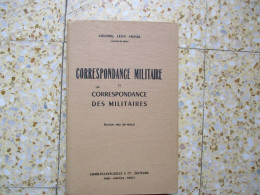 Livre Correspondance Militaire 1963 - French