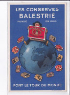 PUBLICITE : Les Conserves Balestrié à Concarneau - Pêche - Poisson - Très Bon état - Advertising