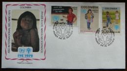 International Year Of The Child    Colombia   FDC      Mi  1390-92    Yv  637-39     1979 - Andere & Zonder Classificatie