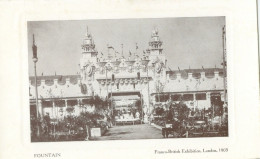 London 1908; Franco-British Exhibition. Fountain - Not Circulated. - Other & Unclassified