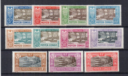 !!! CONGO, SERIE TAXES N°12/22 NEUVE* - Unused Stamps