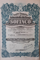Société Financière & Industrielle Du Congo (Sofinco) 1927 - Leopoldville - Africa