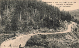 FRANCE - Saint Germain L'Herm - Route De Saint Genès Au Pont Du Diable - Carte Postale Ancienne - Autres & Non Classés