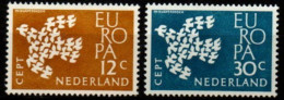 PAYS - BAS      -     EUROPA   -   1961 .    Y&T N° 738 à 739 ** - 1961