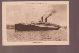 Cpa , Messagerie Maritimes  " André Lebon  " , Non Voyagé - Steamers