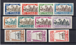 !!! TCHAD, SERIE TAXES N°12/22 NEUVE* - Unused Stamps